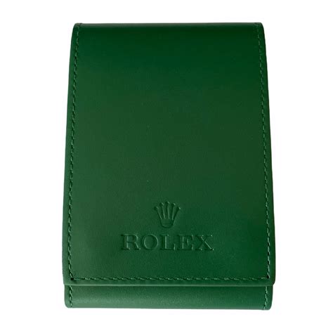 rolex green pouch|rolex watch travel pouch.